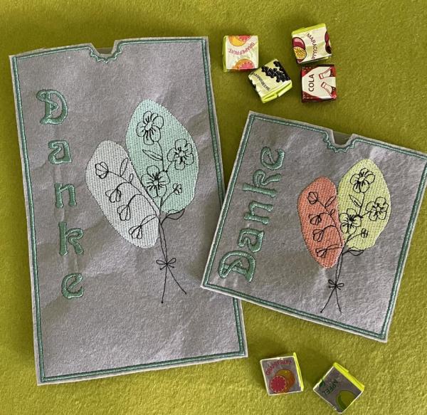 ITH - Stickdatei Schokoladenhülle Flower